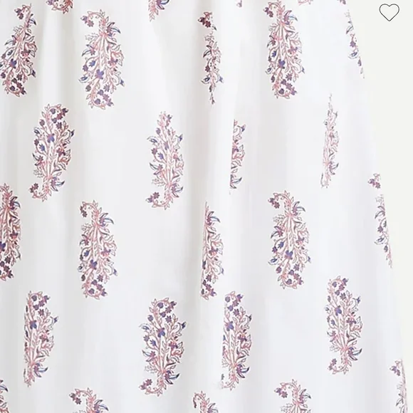 J.Crew Smocked Cotton Poplin Dress - Picture 4 of 9